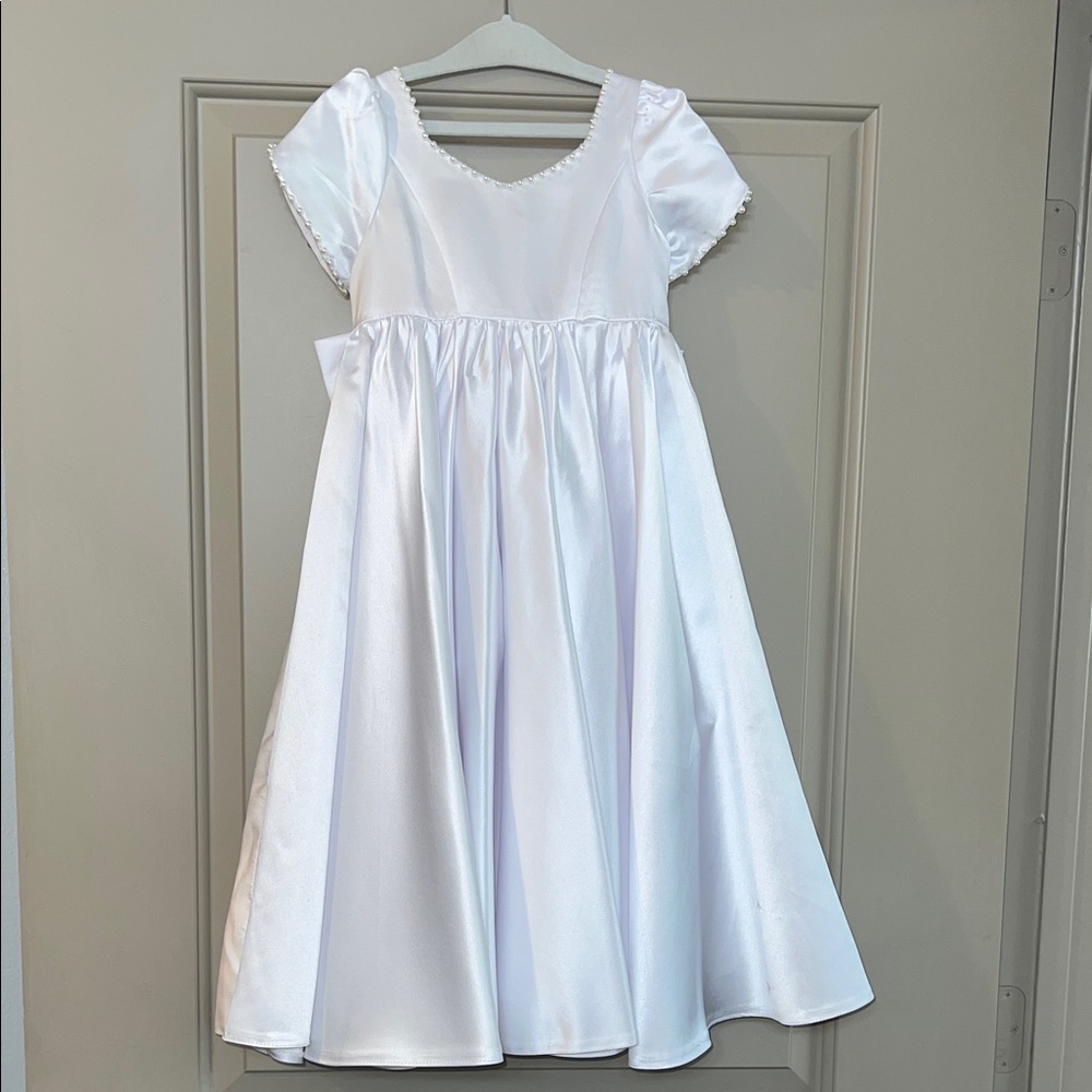 JJs House White Formal Kids Dress